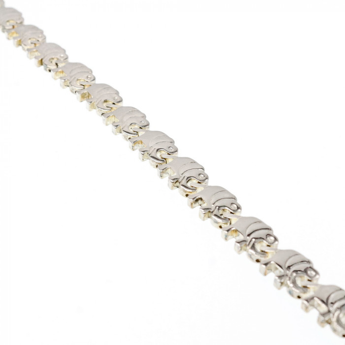 Sky Jewelry Серебряный браслет Слоники