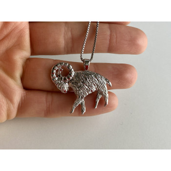Sky Jewelry Серебряная цепочка с кулоном  Овен