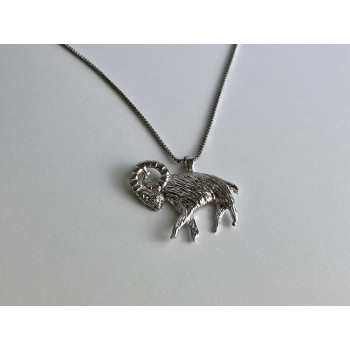 Sky Jewelry Серебряная цепочка с кулоном  Овен