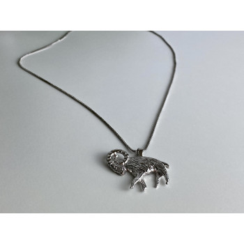 Sky Jewelry Серебряная цепочка с кулоном  Овен