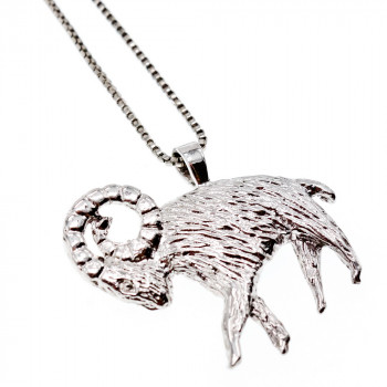 Sky Jewelry Серебряная цепочка с кулоном  Овен