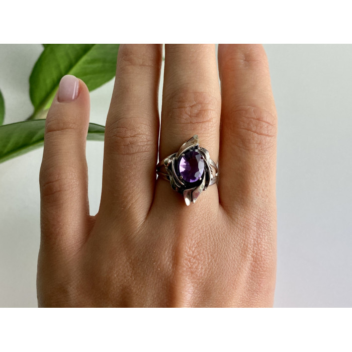 Sky Jewelry Серебряное кольцо с турмалином   Винтаж