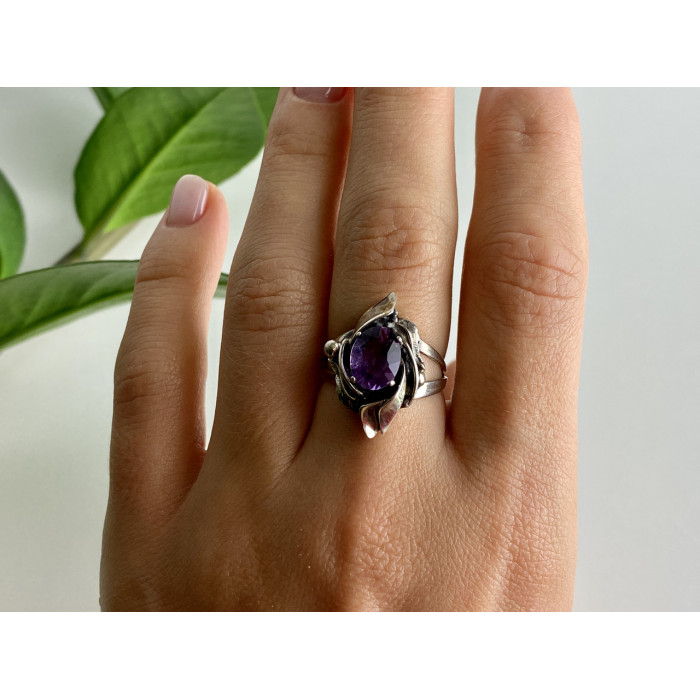 Sky Jewelry Серебряное кольцо с турмалином   Винтаж