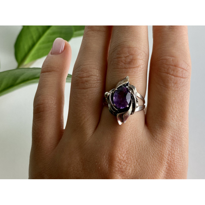 Sky Jewelry Серебряное кольцо с турмалином   Винтаж