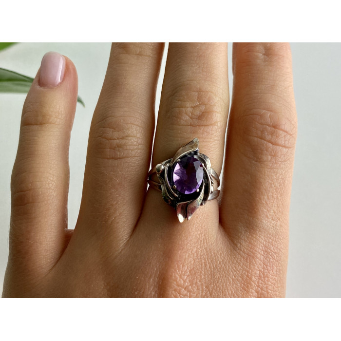 Sky Jewelry Серебряное кольцо с турмалином   Винтаж