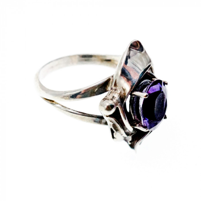 Sky Jewelry Серебряное кольцо с турмалином   Винтаж