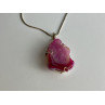 Sky Jewelry Цепочка с кулоном розовый агат Винтаж