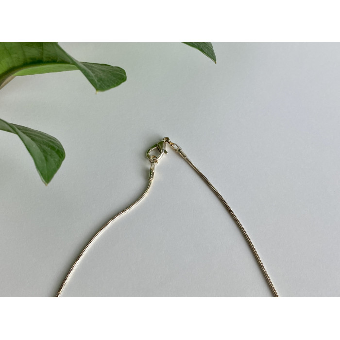 Sky Jewelry Цепочка с кулоном ювелирное стекло  Винтаж