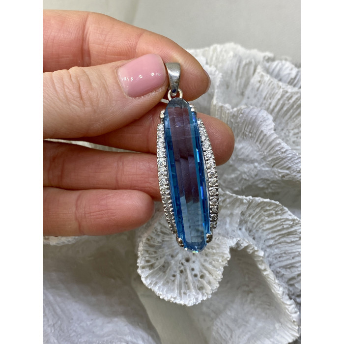 Sky Jewelry Серебряный кулон с алпанитом   Грация