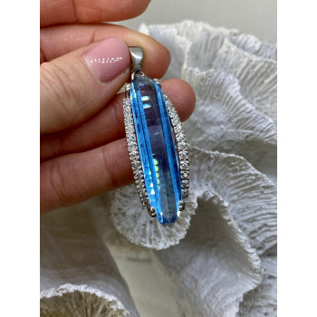 Sky Jewelry Серебряный кулон с алпанитом   Грация