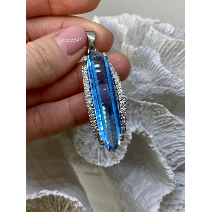 Sky Jewelry Серебряный кулон с алпанитом   Грация