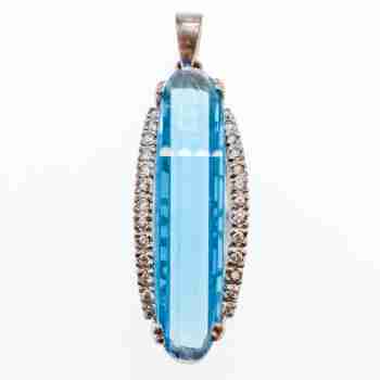 Sky Jewelry Серебряный кулон с алпанитом   Грация