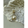 Sky Jewelry Золотой кулон с жемчугом и бриллиантами