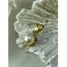 Sky Jewelry Золотой кулон с жемчугом и бриллиантами