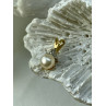 Sky Jewelry Золотой кулон с жемчугом и бриллиантами