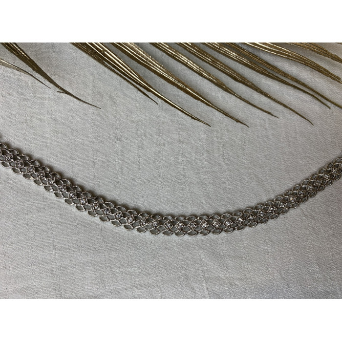 Sky Jewelry Браслет из серебра со вставками из топаза Ажур