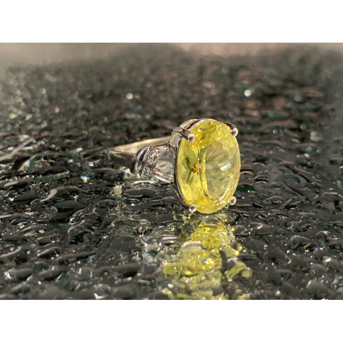 Sky Jewelry Кольцо из серебра с фианитом  Солнце