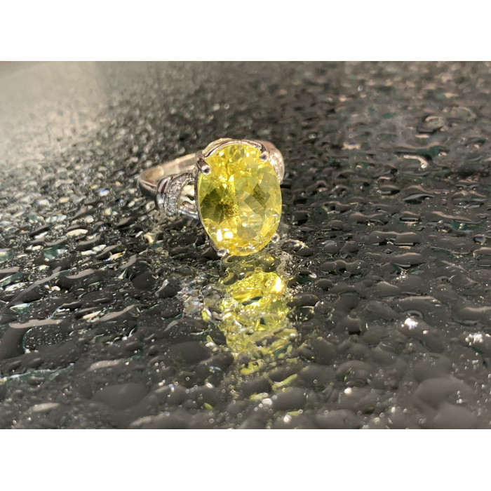 Sky Jewelry Кольцо из серебра с фианитом  Солнце