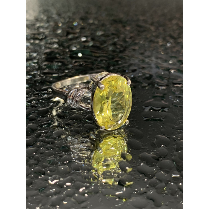 Sky Jewelry Кольцо из серебра с фианитом  Солнце