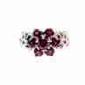 Sky Jewelry Серебряное кольцо со шпинелью  Цветы