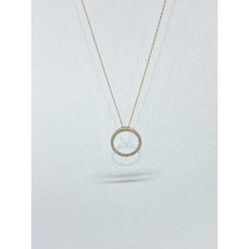 Sky Jewelry Золотая цепочка с кулоном бриллианты  Нежность