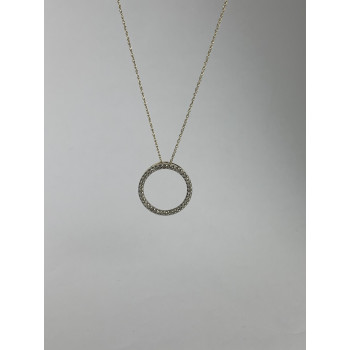 Sky Jewelry Золотая цепочка с кулоном бриллианты  Нежность