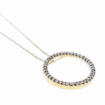 Sky Jewelry Золотая цепочка с кулоном бриллианты  Нежность