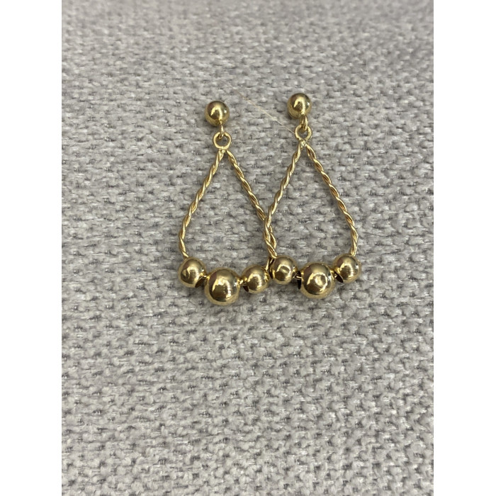 Sky Jewelry Золотые серьги Совершенство