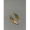 Sky Jewelry Золотые серьги Листва