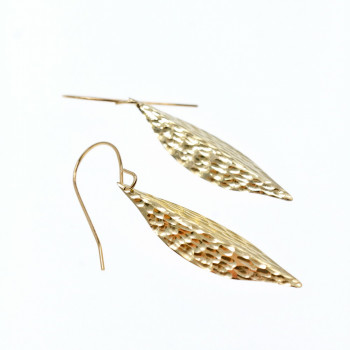 Sky Jewelry Золотые серьги   Осеннее настроение