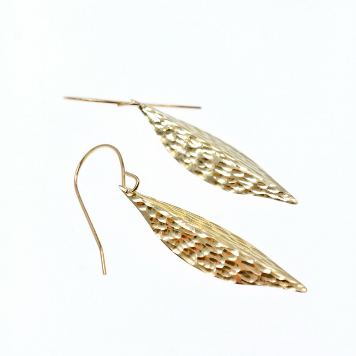 Sky Jewelry Золотые серьги   Осеннее настроение