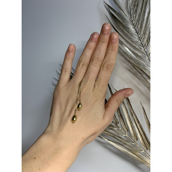 Sky Jewelry Серебряные серьги-протяжки (продевки) в позолоте