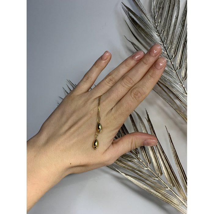 Sky Jewelry Серебряные серьги-протяжки (продевки) в позолоте