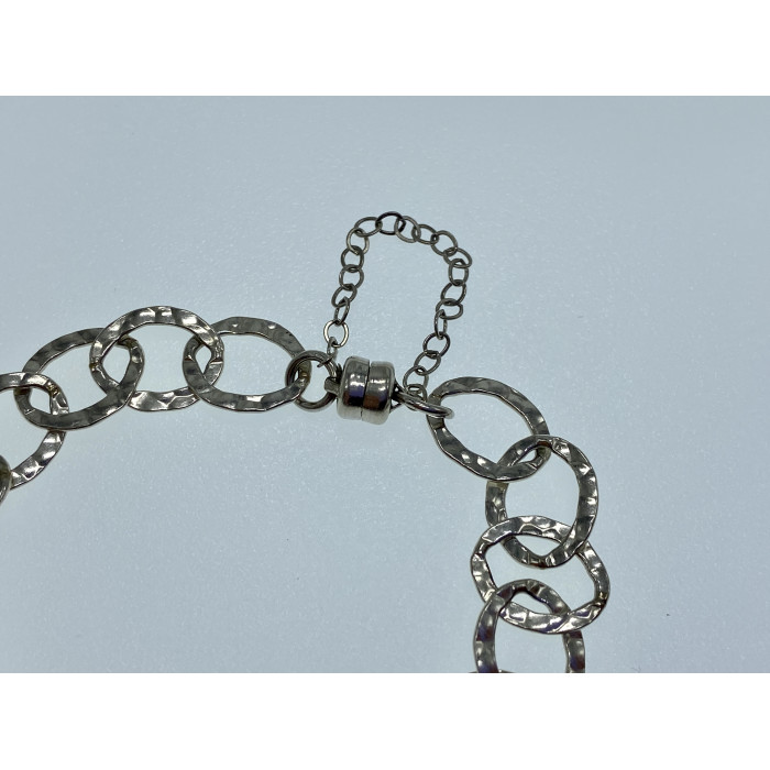 Sky Jewelry Серебряный браслет на магните Искусство