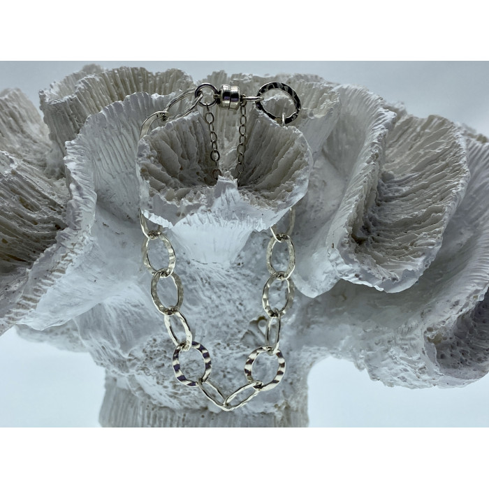 Sky Jewelry Серебряный браслет на магните Искусство