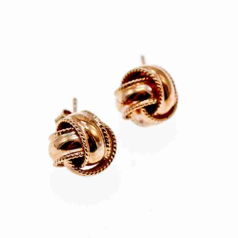 Sky Jewelry Серебряные серьги в медной позолоте  Утонченность