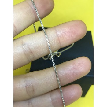 Sky Jewelry Серебряная цепочка с кулоном (черный камень Морион)