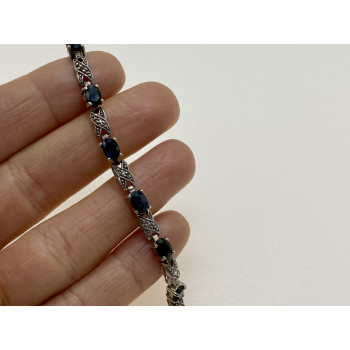 Sky Jewelry Винтажный браслет с сапфиром