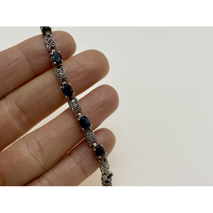 Sky Jewelry Винтажный браслет с сапфиром