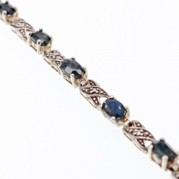 Sky Jewelry Винтажный браслет с сапфиром