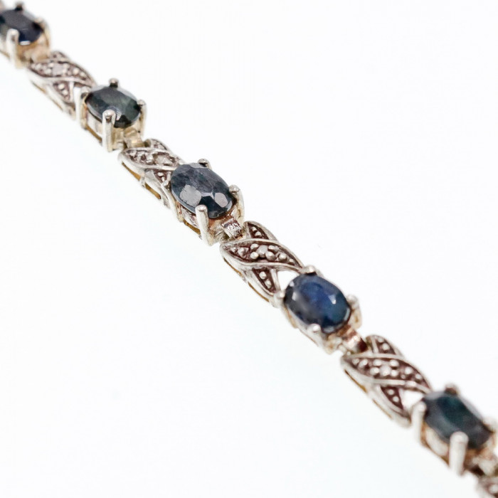 Sky Jewelry Винтажный браслет с сапфиром