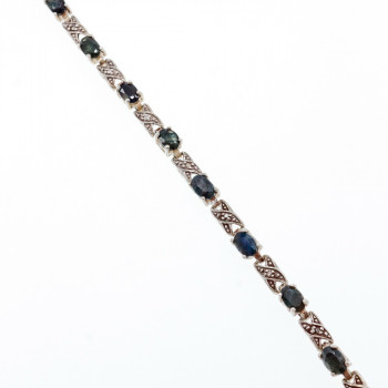 Sky Jewelry Винтажный браслет с сапфиром