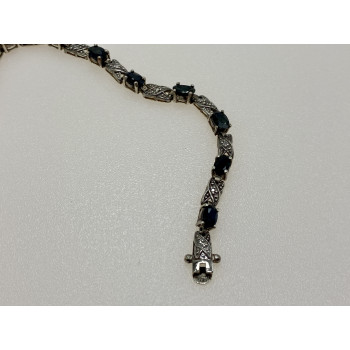 Sky Jewelry Винтажный браслет с сапфиром