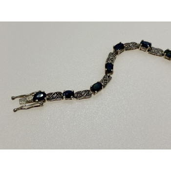 Sky Jewelry Винтажный браслет с сапфиром