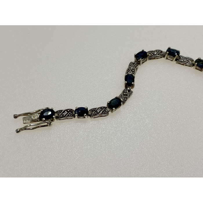 Sky Jewelry Винтажный браслет с сапфиром