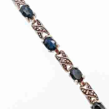 Sky Jewelry Винтажный браслет с сапфиром