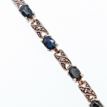 Sky Jewelry Винтажный браслет с сапфиром