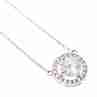 Sky Jewelry Серебряное ожерелье с фианитом  Воображение