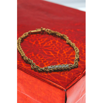 Sky Jewelry Золотой браслет бриллианты с интересной застежкой