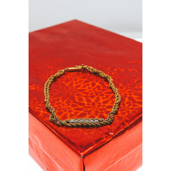 Sky Jewelry Золотой браслет бриллианты с интересной застежкой